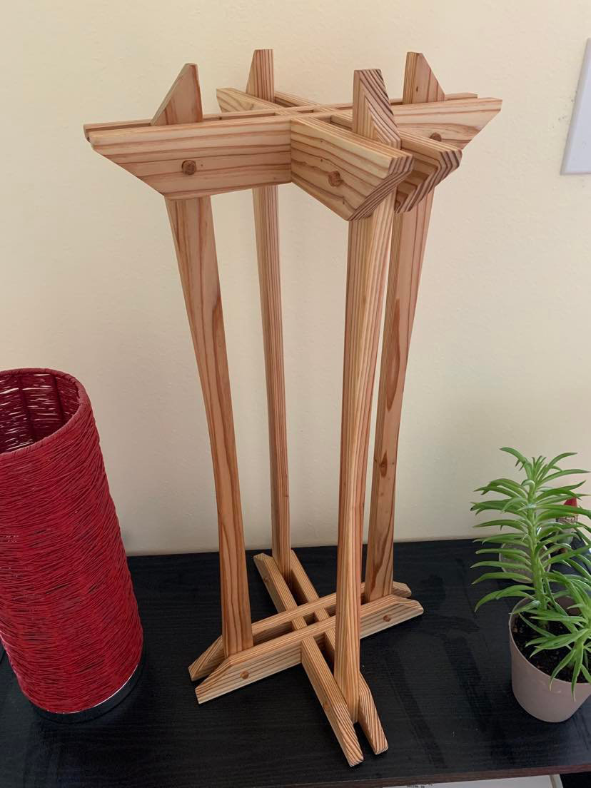 Asian style plant stand